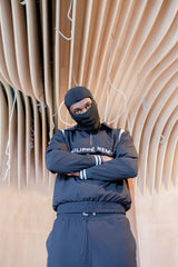 Black Nylon Tracksuit Top