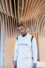 Grey Nylon Tracksuit Top