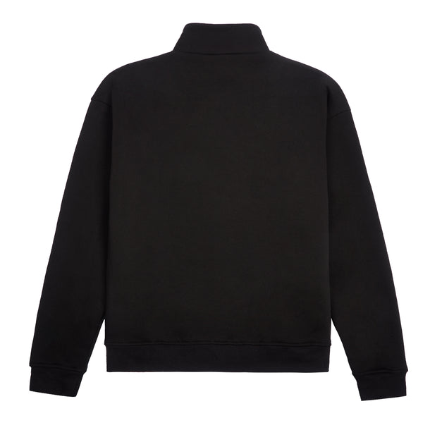 Black & Beige Quarter Zip Sweatshirt