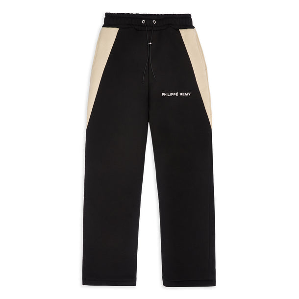 Black & Beige Cargo Joggers