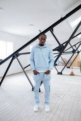 Baby Blue Cargo Joggers