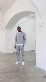 Grey Quarter Zip Sweatshirt