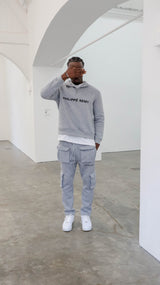 Grey Quarter Zip Sweatshirt