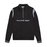 Black Nylon Tracksuit Top