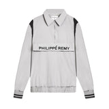 Grey Nylon Tracksuit Top